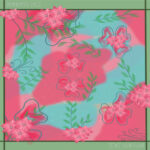 Green Cherry Scarf